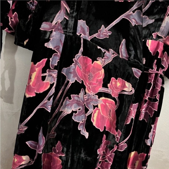 Anthropologie HUTCH velvet wrap Maxi dress - Picture 8 of 9